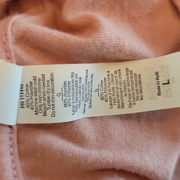 NEXT LEVEL Cowboys & Beer Cropped Crewneck Short Sleeve Casual Western T-Shirt L - Picture 6 of 6